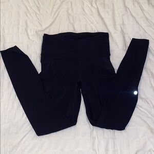 LULULEMON black fast and free high rise leggings